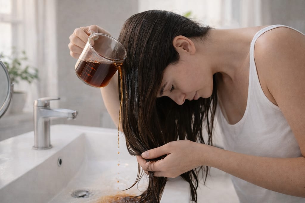 coffee for hair growth and shine