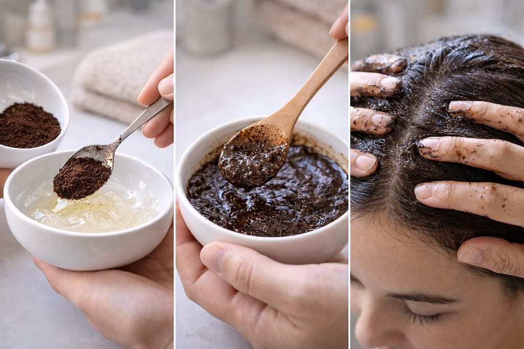 coffee for hair growth and shine